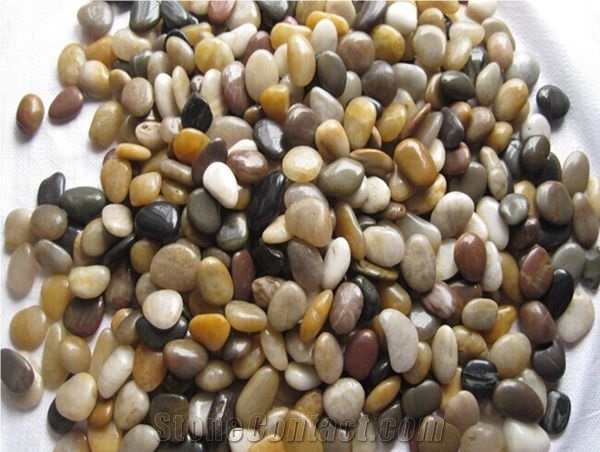 Natural Mixed Color River Pebble Stone High Polished Super Grade Luxary Indoor Decoative Stone Landscape Stone
