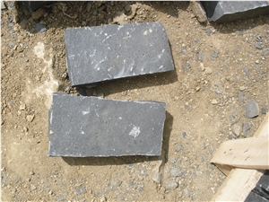 Zhangpu Black Basalt Cobble Stone, Cube Stone All Sides Natural Split, China Black Basalt Paving Stone for Patio,Driveway