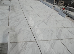 Chinese Factory Direct Big Quantity Polished Carrara White Marble Cut to Sizes Floor Tiles 1cm, Wall Covering Tiles Popular for Building Projects