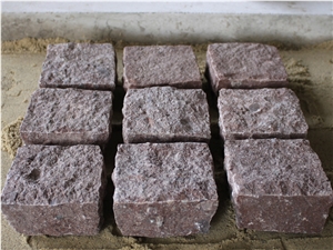 Dy Red Granite Cube Stone & Pavers, Driveway Paving Stone, Floor Covering Dy Red Granite Cube Stone & Pavers, Driveway Paving Stone, Floor Covering