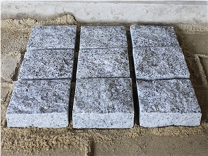 G603 Granite Cube Stone, China Dark Grey Granite Paving Stone for Outside