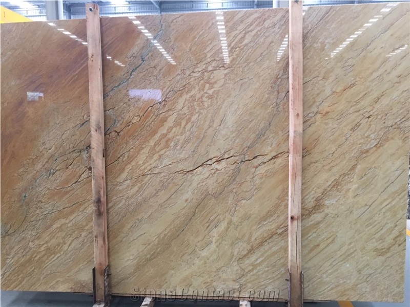 Golden Macaubas Slabs &Elegant Golden Macauba Slab
