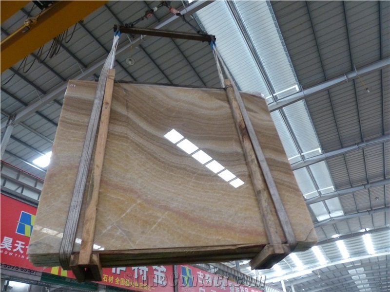 Yellow Honey Onyx Natrual Slab & Tile, China Yellow Onyx
