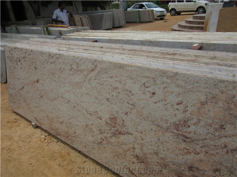 Ivory Brown Granite Slabs India