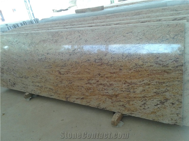 New Shiva Gold Granite Tiles & Slabs, Beige Granite India