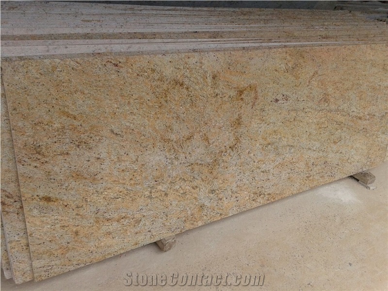 New Shiva Gold Granite Tiles & Slabs, Beige Granite India
