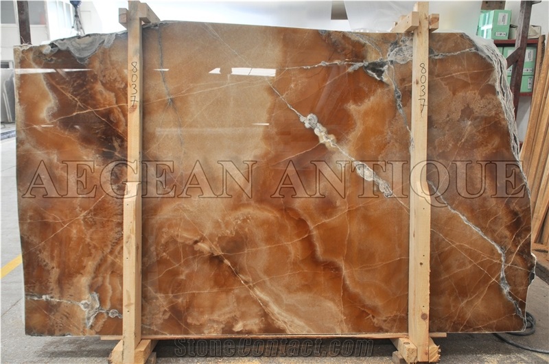 Cola Onyx Slabs, Brown Onyx Tiles & Slabs Turkey