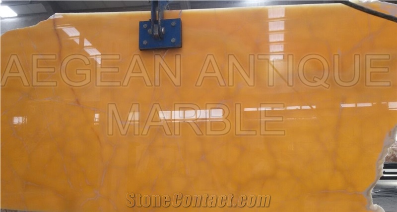 Giallo Onyx Slabs & Tiles, Yellow Polished Onyx Floor Tiles, Wall Tiles