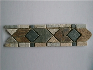 Waistline Sandstone, Rusty Sandstone Wall Line, Building Tiles