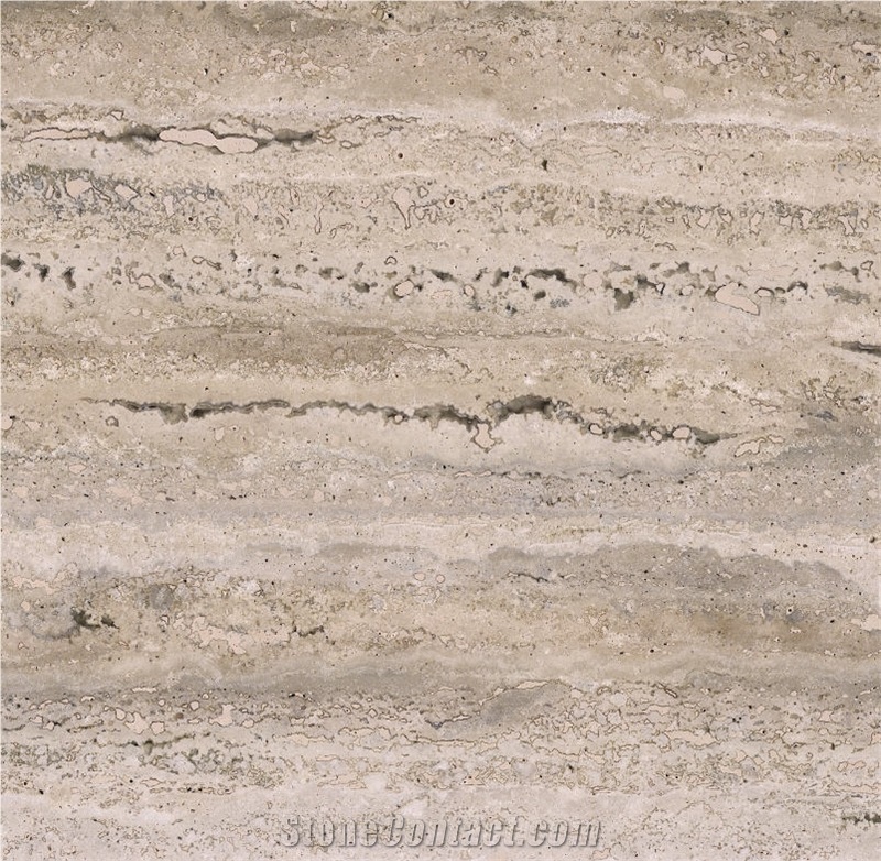 Silver Light Travertine Tiles & Slabs, Afyon Silver Travertine Floor Tiles, Grey Travertine Wall Tiles