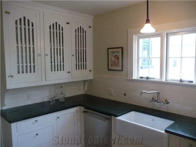 Black Sea Soapstone Kitchen Countertop