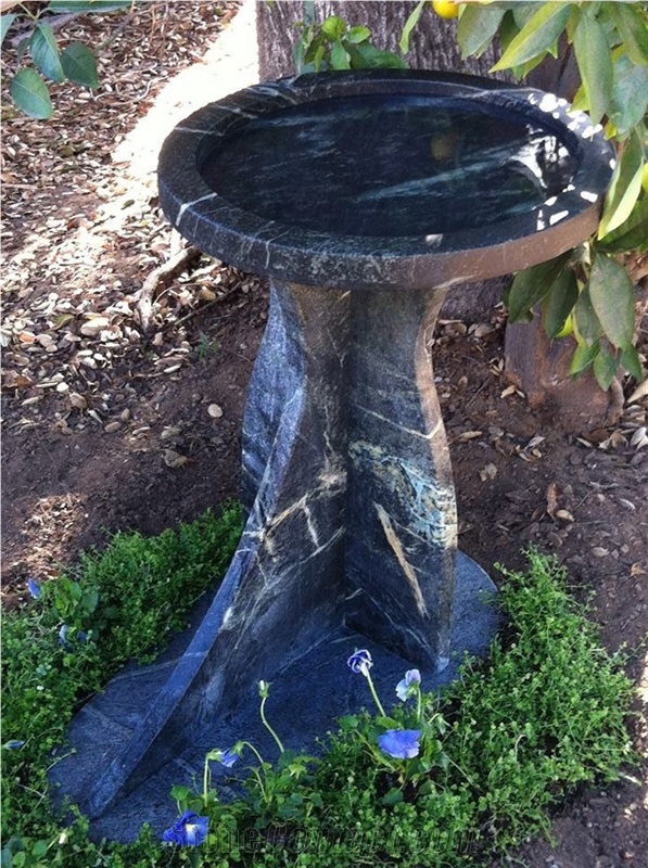 Pratima Soapstone Bird Bath