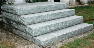 Royal Grey Granite Block Steps, India