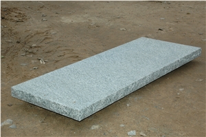 Royal Grey Granite Treads, India, Grey Granite Stairs & Steps
