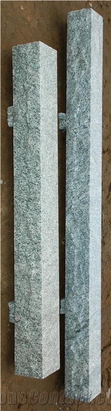 Royal Grey Posts, India, Kuppam Grey Granite Gates & Fences