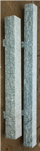 Royal Grey Posts, India, Kuppam Grey Granite Gates & Fences