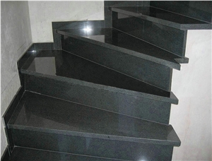 G654 Padang Dark Granite Steps China Grey Granite Step