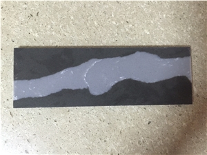 Bst D9908 Marble Like Veined Collection Cut to Size Quartz Stone Solid Surface Countertop Non-Porous Standard Sizes 126 *63 and 118 *55