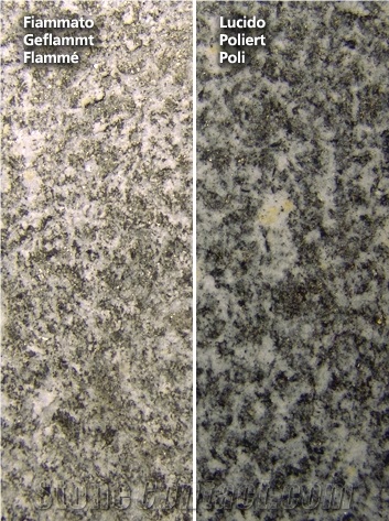 Bodio Nero Granite Tiles, Polished, Flamed, Grey Granite Floor Tiles, Wall Tiles