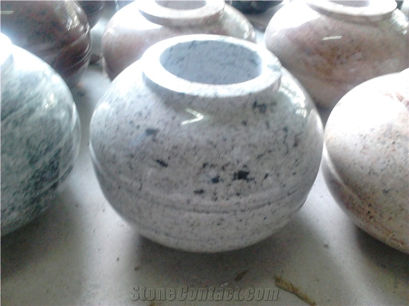 Granite Vase , Granite Flower Pot, Granite Urn Vaults