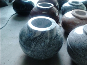 Granite Vase , Granite Flower Pot, Granite Urn Vaults