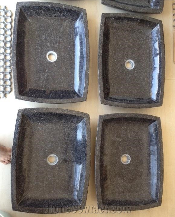 Granite Washing Basin , Black Granite Basin India