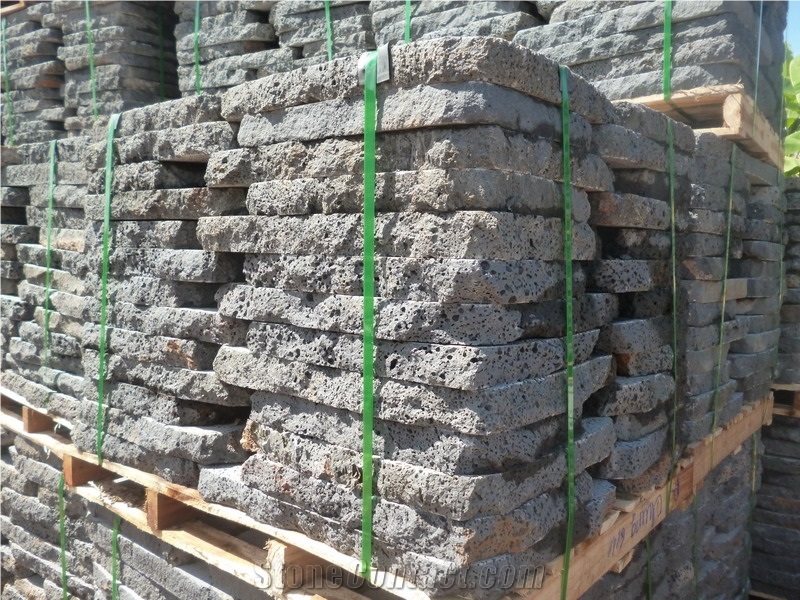 Garden Step Stone 5x40~60cm Grey Volcanic Step Stone Cheap Price
