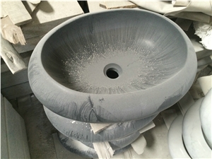 G654 Padang Dark Granite Sinks, Natural Stone Round Oval Basin