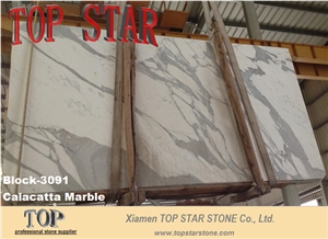 Italian Calacatta Macchia Oro Marble Slabs & Tiles