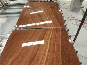 Wood Grain Yellow Marble Slabs & Tiles