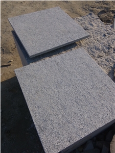 Chinese Dark Granite Bush Hammered Dark Grey Granite Tiles