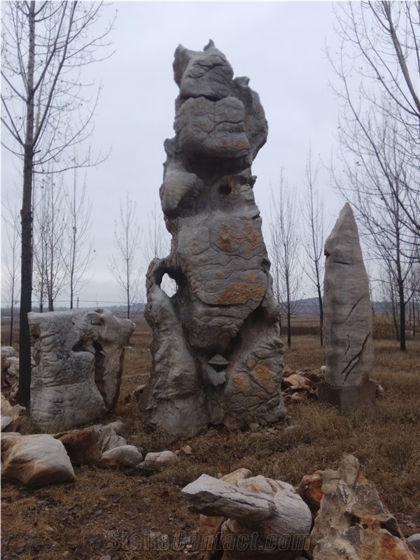Garden Rock Stone,Garden Big Natural Stone,Garden Boulders,Monolith