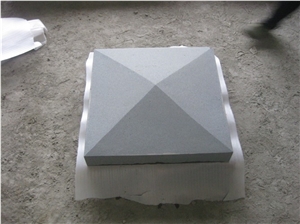 G3554 Granite Pier Caps & Quoins, Sesame Black Granite Pillar Caps