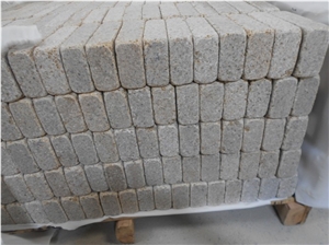 G682 Granite Tumbled Cobble Stone, Cube Stone, Antique Stone, Driveway Paving Stone,Garden Stepping Pavements,Landscape,Floor Covering, Patio,Exterior Pattern
