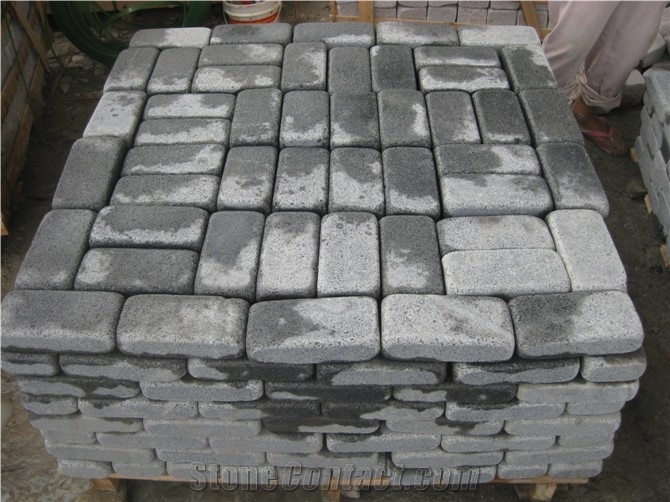 Padang Light Tumbled Stone,Sesame White Pavings,Padang White Flooring,Bianco Amoy Cube,Bianco Crystal Garden Stepping