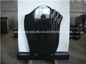 Granite China Shanxi Black Monument, Hebei Black Granite Cross Tombstone/Gravestone/Memorial,Cemetery Tombstone,Jesus