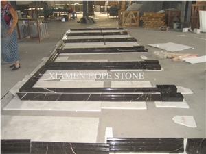 China Portor Gold Marble Door Frame, Marble Door Surround