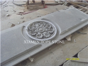 Grey Granite Wall Relief, G603 Granite Relief Carving