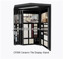 Custom Light Spinning Tile Display Rack - Cf098