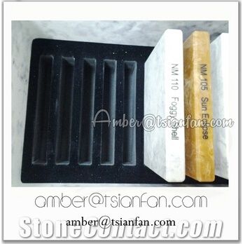 Quartz Stone Sample Box for Granite, Marble