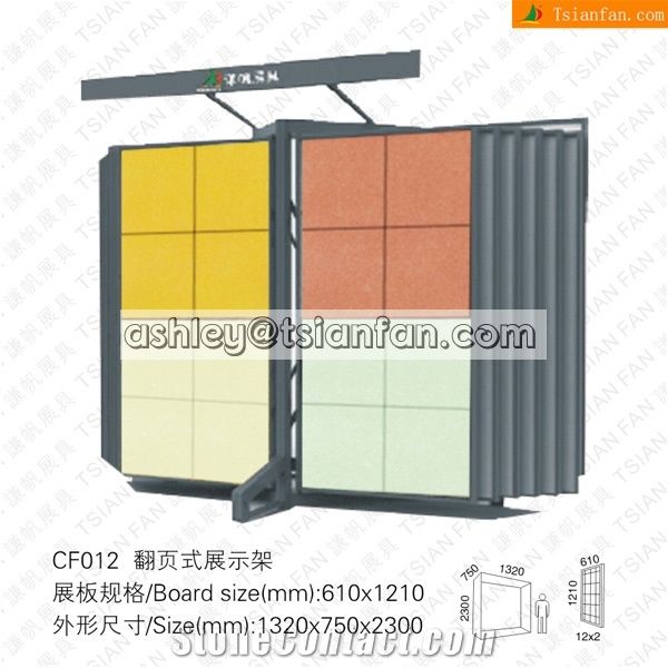 Spider Shape Building Stone-Tile Display Rack-Stand -Cf012