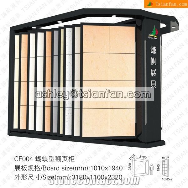 Side Ceramic Tile-Granite-Marble Display Rack Stand -Cf004