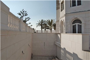 Crema Beida Limestone Balustrades