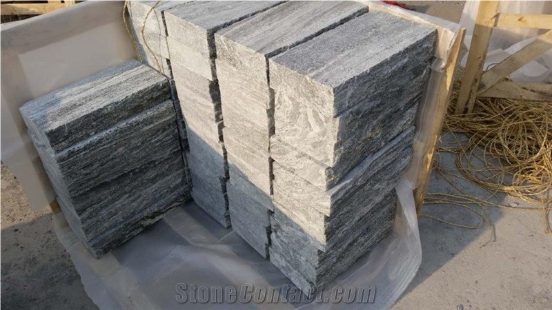 G302 Cloudy Gry Granite, Shanshui Veins Grey Granite, G302 Granite Cube Stone & Pavers