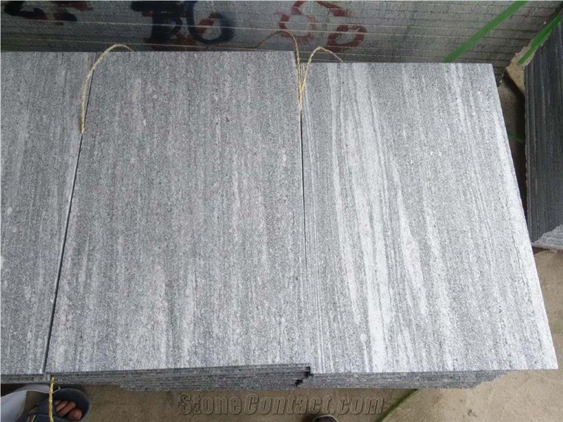 G302 Cloudy Gry Granite, Shanshui Veins Grey Granite, G302 Granite Cube Stone & Pavers