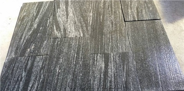 G302 Cloudy Gry Granite, Shanshui Veins Grey Granite, G302 Granite Cube Stone & Pavers
