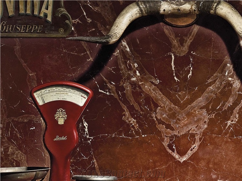 Rosso Collemandina Marble Tiles, Italy Red Marble