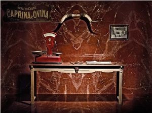 Rosso Collemandina Marble Tiles, Italy Red Marble