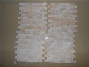 Beige Travertine Mosaic, Beige Travertine Tumbled Mosaic,Travertine Wall Mosaic