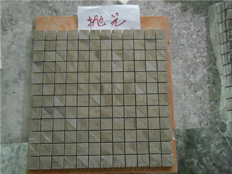 China Crystal White Marble Mosaic,Crystal White Marble Polished Mosaic,White Marble Wall Mosaic